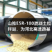 山推E5R-180混凝土搅拌站,为河北高速路基建设加速度(图2) 山推E5R-180混凝土搅拌站,为河北高速路基建设加速度(图2)