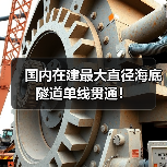国内在建最大直径海底隧道单线贯通!(图1) 国内在建最大直径海底隧道单线贯通!(图1)