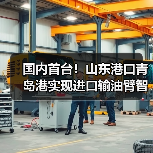 国内首台!山东港口青岛港实现进口输油臂智能对接(图3) 国内首台!山东港口青岛港实现进口输油臂智能对接(图3)