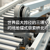 世界最大跨径的三塔空间缆地锚式悬索桥北塔成功封顶(图3) 世界最大跨径的三塔空间缆地锚式悬索桥北塔成功封顶(图3)