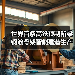 世界首条高铁预制箱梁钢筋骨架智能建造生产线正式投产(图2) 世界首条高铁预制箱梁钢筋骨架智能建造生产线正式投产(图2)