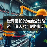 世界最长的海底公路隧道“海天号”盾构机刀盘顺利下井(图3) 世界最长的海底公路隧道“海天号”盾构机刀盘顺利下井(图3)