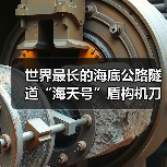 世界最长的海底公路隧道“海天号”盾构机刀盘顺利下井(图4) 世界最长的海底公路隧道“海天号”盾构机刀盘顺利下井(图4)