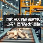 国内最大的高铁盾构机出发!直径堪比5层楼(图2) 国内最大的高铁盾构机出发!直径堪比5层楼(图2)
