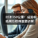时速350公里！成渝中线高铁取得重要进展：首片箱梁预制完成（图2）