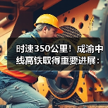 时速350公里！成渝中线高铁取得重要进展：首片箱梁预制完成（图1）
