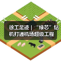 徐工足迹 | “绿芯”钻机打通机场超级工程(图1) 徐工足迹 | “绿芯”钻机打通机场超级工程(图1)