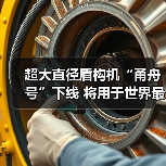 超大直径盾构机“甬舟号”下线 将用于世界最长海底高铁隧道建设(图4) 超大直径盾构机“甬舟号”下线 将用于世界最长海底高铁隧道建设(图4)