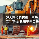 超大直径盾构机“甬舟号”下线 将用于世界最长海底高铁隧道建设(图3) 超大直径盾构机“甬舟号”下线 将用于世界最长海底高铁隧道建设(图3)