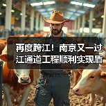 再度跨江!南京又一过江通道工程顺利实现盾构隧道双线贯通(图4) 再度跨江!南京又一过江通道工程顺利实现盾构隧道双线贯通(图4)