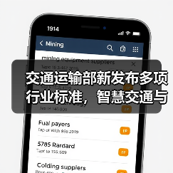 交通运输部新发布多项行业标准,智慧交通与安全施工如何升级?(图4) 交通运输部新发布多项行业标准,智慧交通与安全施工如何升级?(图4)