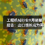 工程机械行业8月销量报告:出口增长成为亮点(图3) 工程机械行业8月销量报告:出口增长成为亮点(图3)