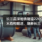 长江最深地铁隧道2200米盾构掘进，刷新长三角建设记录（图3）