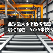 全球最大水下盾构隧道启动掘进，5755米技术突破（图4）