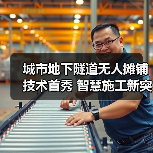 城市地下隧道无人摊铺技术首秀 智慧施工新突破(图3) 城市地下隧道无人摊铺技术首秀 智慧施工新突破(图3)
