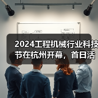 2024工程机械行业科技节在杭州开幕，首日活动精彩纷呈（图1）
