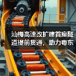 汕梅高速改扩建首座隧道提前贯通,助力粤东北交通升级(图4) 汕梅高速改扩建首座隧道提前贯通,助力粤东北交通升级(图4)