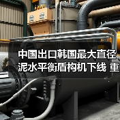 中国出口韩国最大直径泥水平衡盾构机下线 重启东海岸铁路(图3) 中国出口韩国最大直径泥水平衡盾构机下线 重启东海岸铁路(图3)