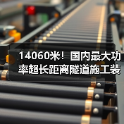 14060米！国内最大功率超长距离隧道施工装备投运（图3）
