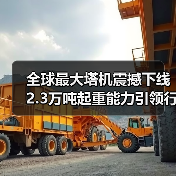 全球最大塔机震撼下线 2.3万吨起重能力引领行业突破（图1）