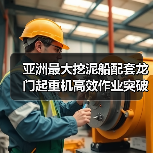 亚洲最大挖泥船配套龙门起重机高效作业突破（图2）