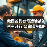 我国首列驮背运输试验列车开行 公路罐车如何实现无缝转运？（图3）