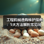 工程机械选购维护指南：5大方法解析常见问题与省钱技巧（图2）