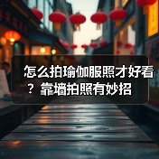 怎么拍瑜伽服照才好看？靠墙拍照有妙招（图3）