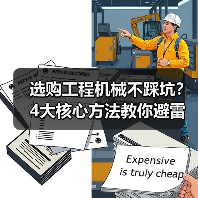 选购工程机械不踩坑?4大核心方法教你避雷!2026(图1) 选购工程机械不踩坑?4大核心方法教你避雷!2026(图1)