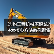 选购工程机械不踩坑?4大核心方法教你避雷!2026(图2) 选购工程机械不踩坑?4大核心方法教你避雷!2026(图2)
