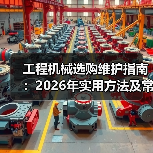 工程机械选购维护指南：2026年实用方法及常见问题解析（图3）