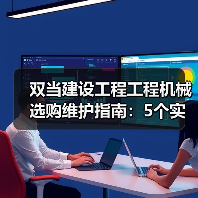 双当建设工程工程机械选购维护指南：5个实用方法解析（图2）