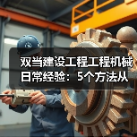 双当建设工程工程机械日常经验：5个方法从需求判断到维护（图3）