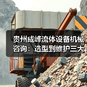 贵州成峰流体设备机械咨询:选型到维护三大实用方法(图2) 贵州成峰流体设备机械咨询:选型到维护三大实用方法(图2)