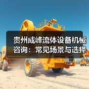 贵州成峰流体设备机械咨询：常见场景与选择要点（图3）