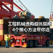 工程机械选购避坑指南：4个核心方法帮你选对挖掘机（图4）