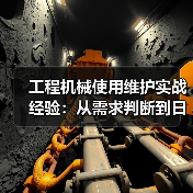 工程机械使用维护实战经验：从需求判断到日常保养（图4）