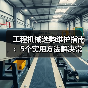 工程机械选购维护指南:5个实用方法解决常见问题(图3) 工程机械选购维护指南:5个实用方法解决常见问题(图3)