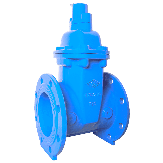 法兰暗杆软密封防盗闸阀